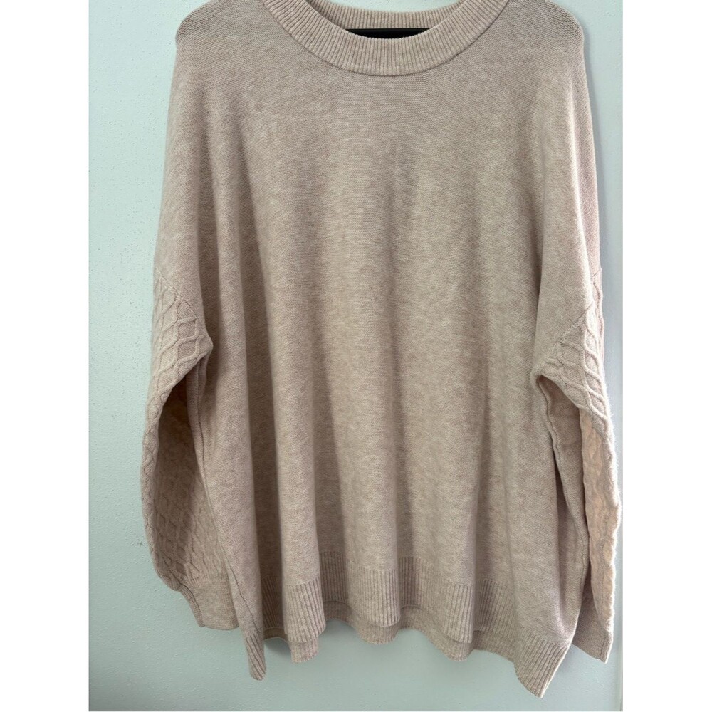 MAURICES 3X ✨ plus size long sleeve sweater beige